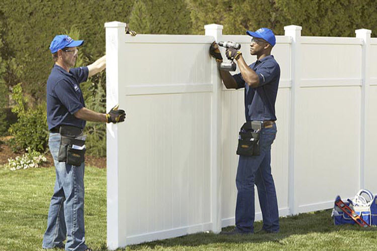 Fence installation by Halifax Fencing